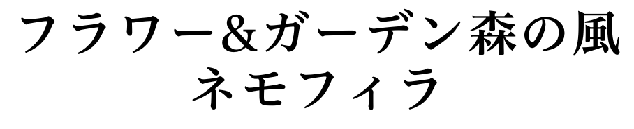 フラワー&ガーデン森の風ネモフィラ